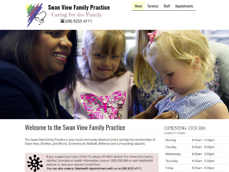 Swan View Medical Centre Website