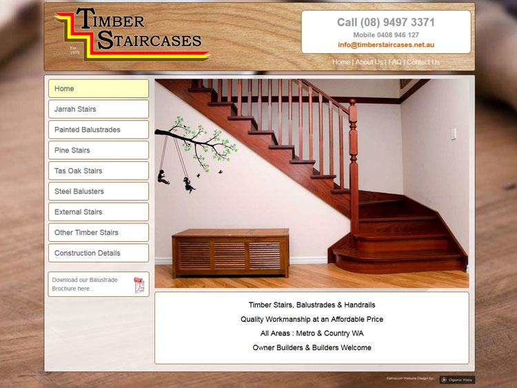 Timber Staircases Kelmscott Website